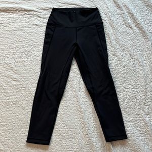 Senita Athletics Black Lux Pace Leggings Women's Size